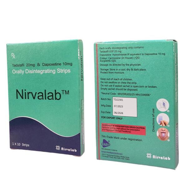 印度雙效口含片 雙效綠膜 Nirvalab 新型口溶犀利士 口溶膜 長效增硬+持久雙效二合一