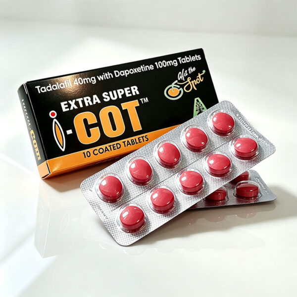 印度紅魔-5 印度紅魔雙效片 EXTRA SUPER I COT 鋁箔片包裝 犀利士雙效 他達拉非40mg 達泊西汀100mg
