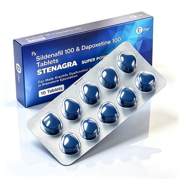 印度藍鑽-6 印度藍鑽雙效威而鋼 STENAGRA SUPER POWER 200mg 藥丸實拍 超級威而鋼 藍色圓形錠劑