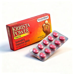 巔峰艾力達雙效 Krrista Power 外盒包裝 樂威壯雙效 伐地那非40mg 達泊西汀60mg 印度原廠