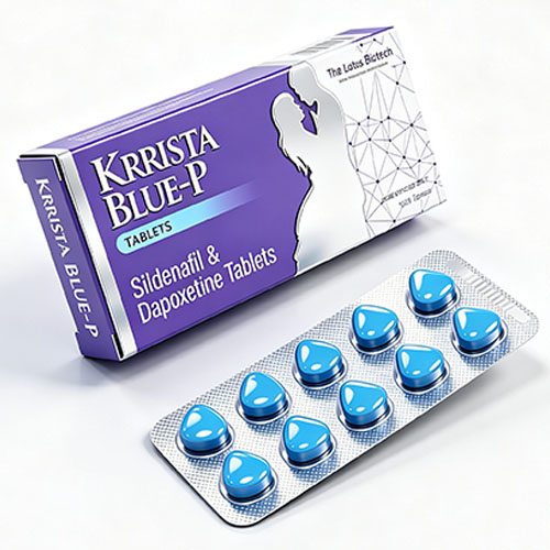 巔峰藍P-5 巔峰藍P雙效片 KRRISTA BLUE-P 鋁箔片包裝 威而鋼雙效 西地那非110mg 達泊西汀110mg