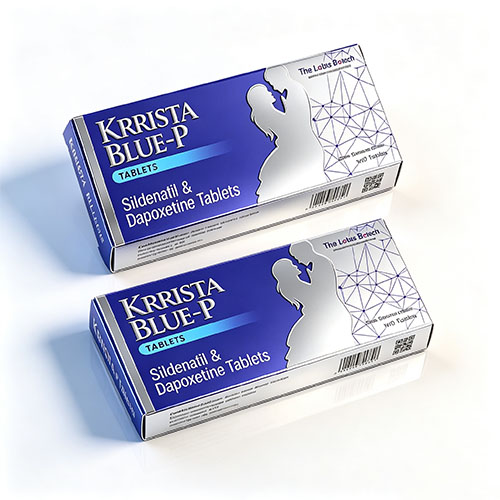 巔峰藍P-6 巔峰藍P雙效片 KRRISTA BLUE-P 藥丸實拍 威而鋼雙效 西地那非110mg 達泊西汀110mg 藍色錠劑