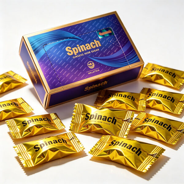 悍馬金糖-5 汗馬金糖 Hamer Candy Spinach 第四代升級配方 單粒包裝 汗馬糖 精力糖 人參糖 獨立鋁箔包裝
