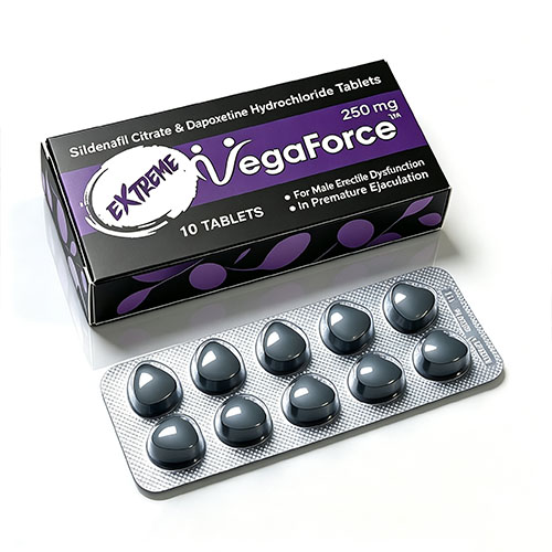 超級藍蝌蚪-5 Extreme Vegaforce 超級藍蝌蚪 鋁箔片包裝 威而鋼雙效 西地那非150mg 達泊西汀100mg
