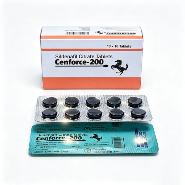 印度馬牌威而鋼 Cenforce-200 藥丸實拍 超級威而鋼 西地那非200mg 黑威 圓形錠劑